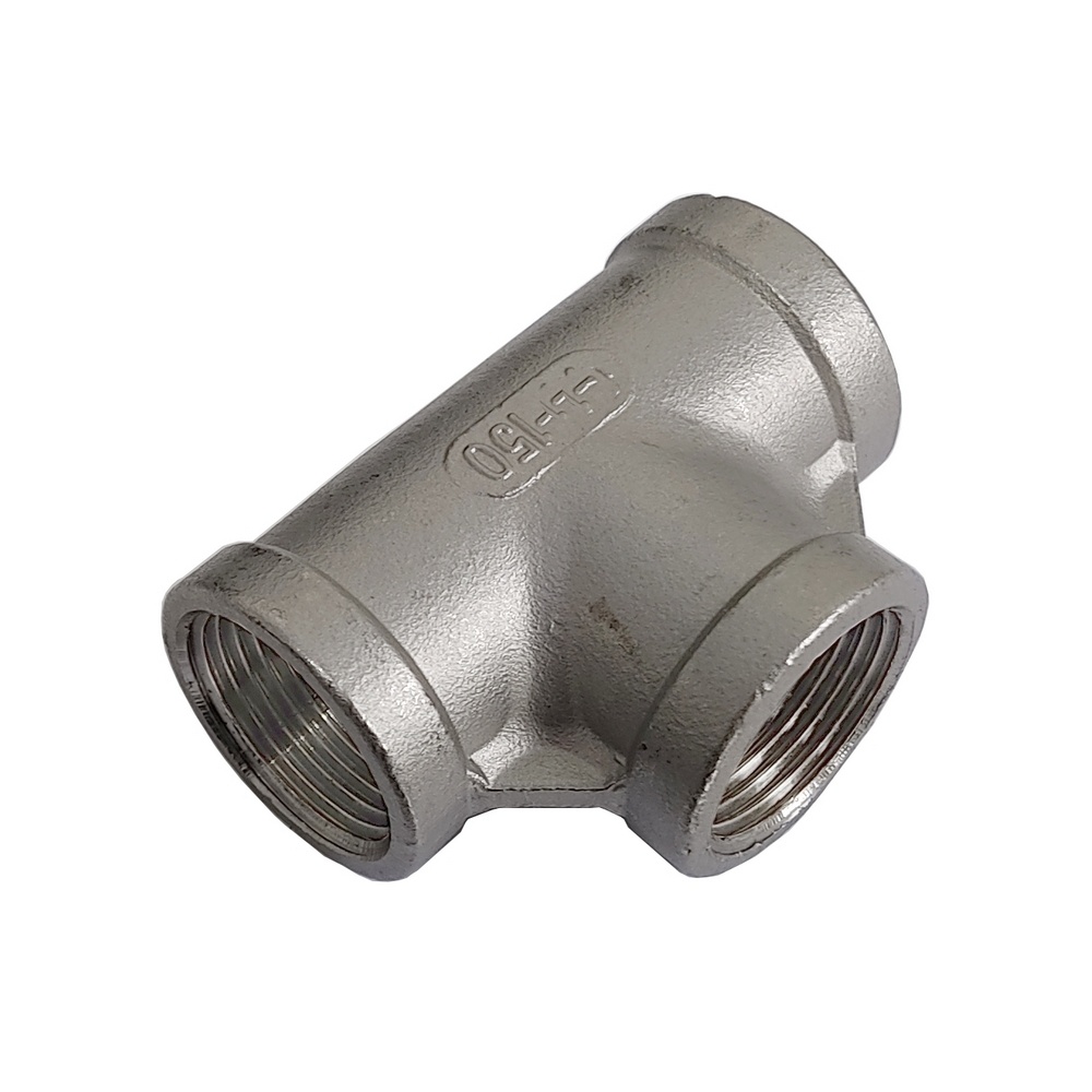 Tê Fêmea 1.1/4" BSP - Aço Inox 304