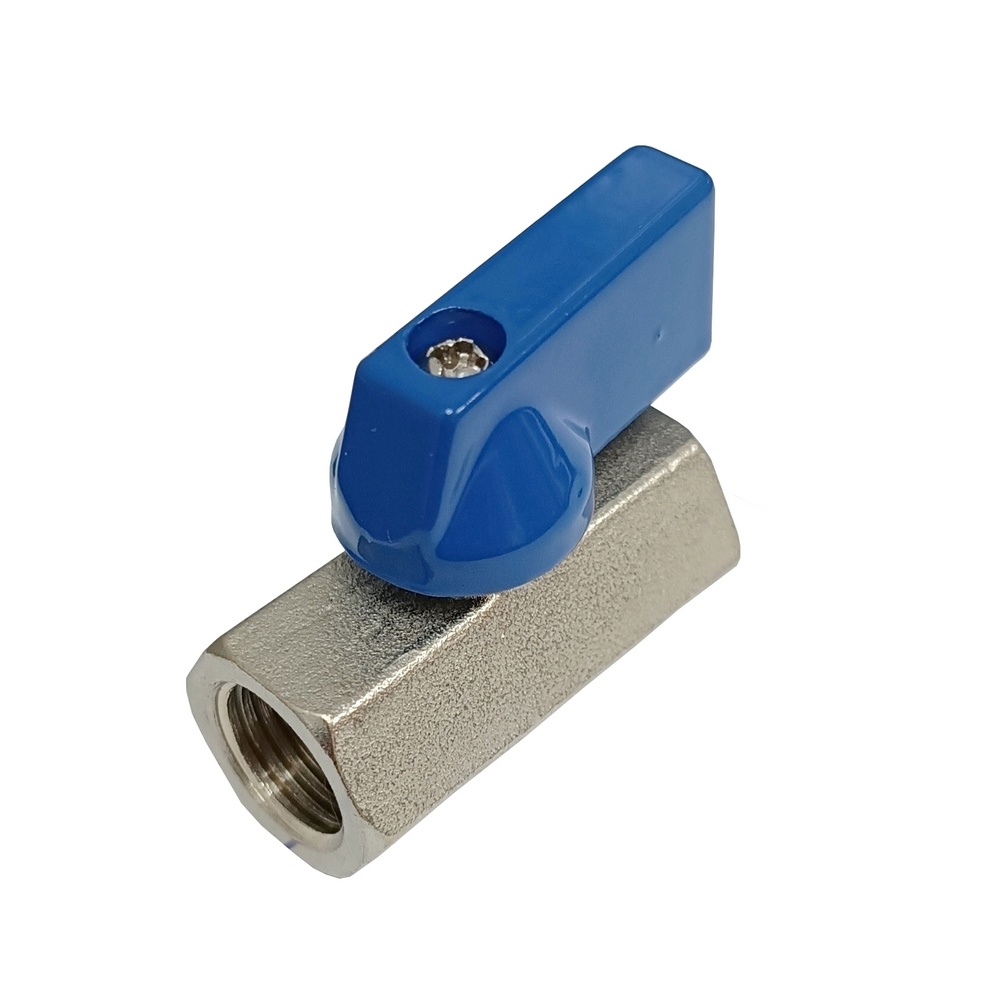 Válvula de Esfera Mini Fêmea 1/4" BSP - PN16 - Importada