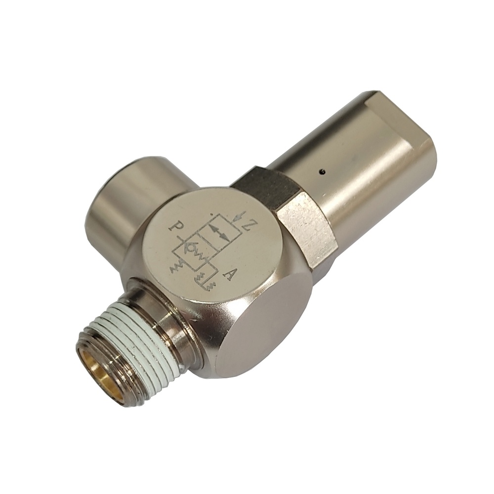 Válvula de Retenção Pilotada 1/4" BSP c/ Piloto de 1/8" BSP 