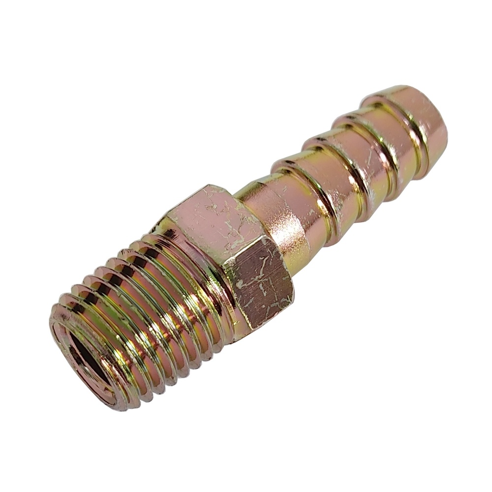 Espigão 3/8" x Rosca Macho 1/8" NPT Em Aço Zincado