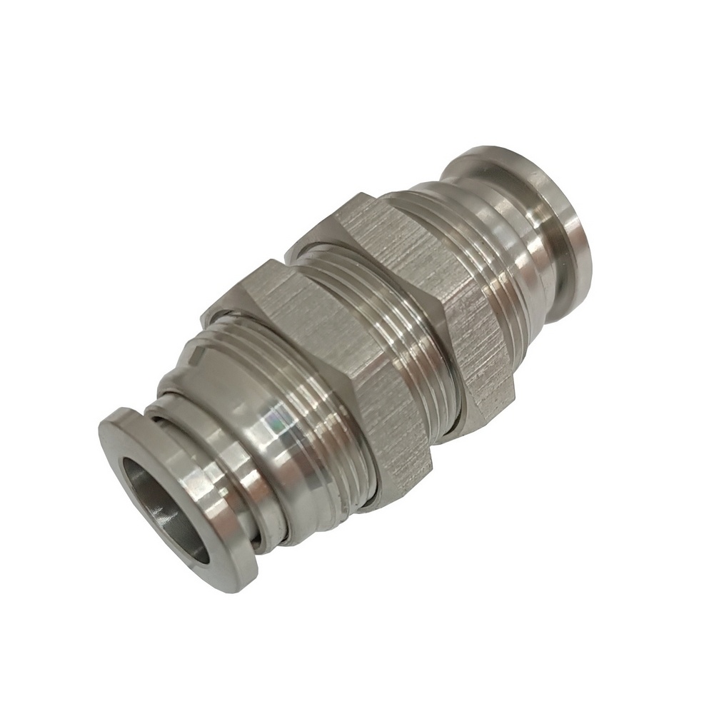 União Painel Tubo 6 mm - PMM (Conexão Instantânea Aço Inox)