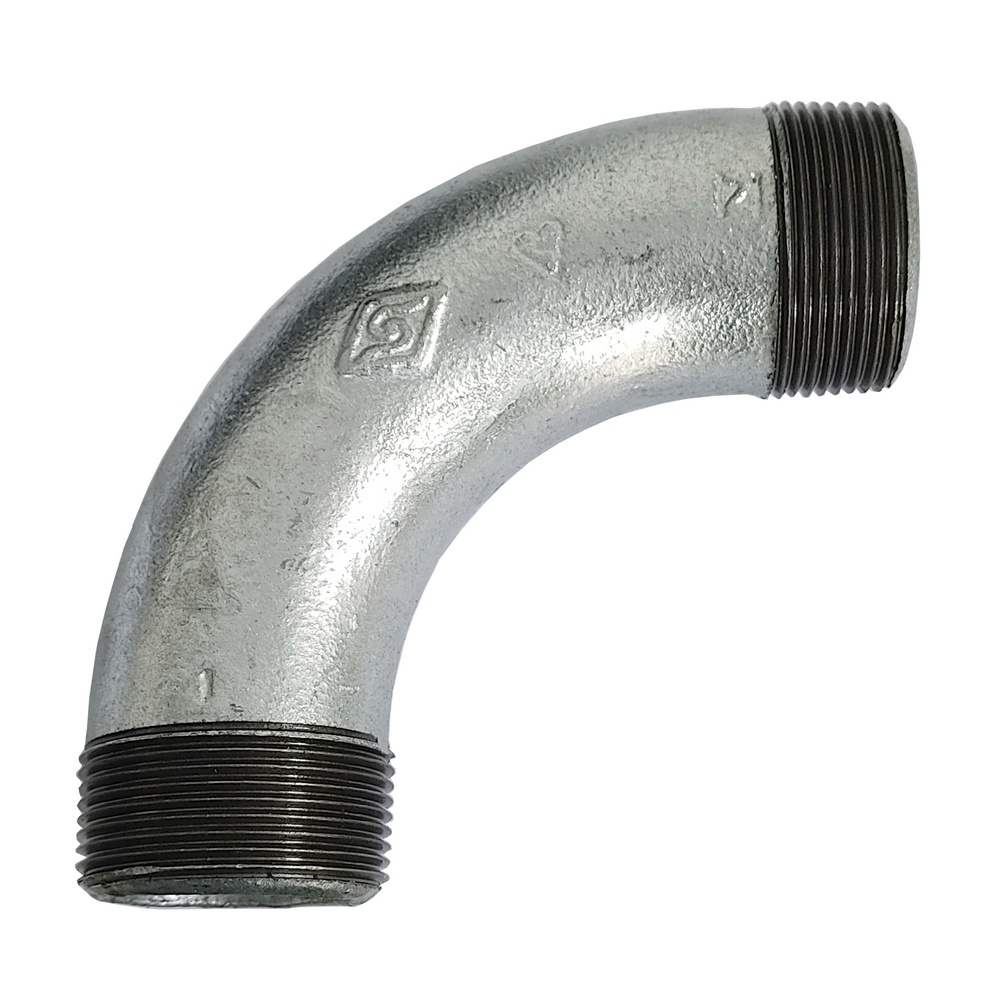 Curva Macho 90º 3" BSP - Galvanizada