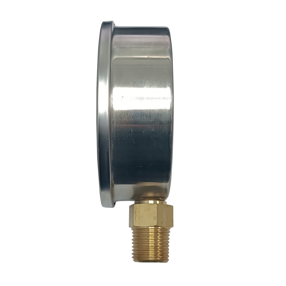 Manômetro Vertical 230 PSI / 16 Bar c/ Rosca 1/2