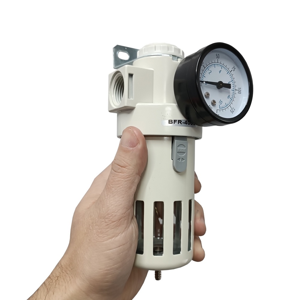 Filtro Regulador De Ar 8 Bar Com Rosca 1/2