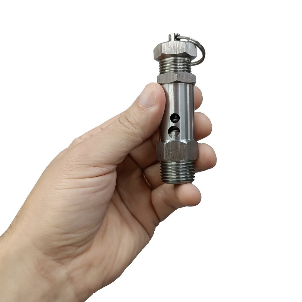 Válvula De Segurança / Alívio 125 Psi/Libras (8,6 Bar), Rosca 1/2