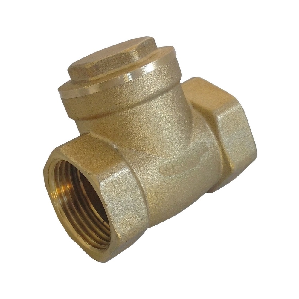 Válvula De Retenção Portinhola 1/2" BSP Em Latão