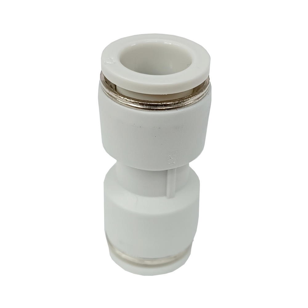 União Reta Tubo 10 mm - PUC (Conexão Pneumática Primeira Linha Branca)