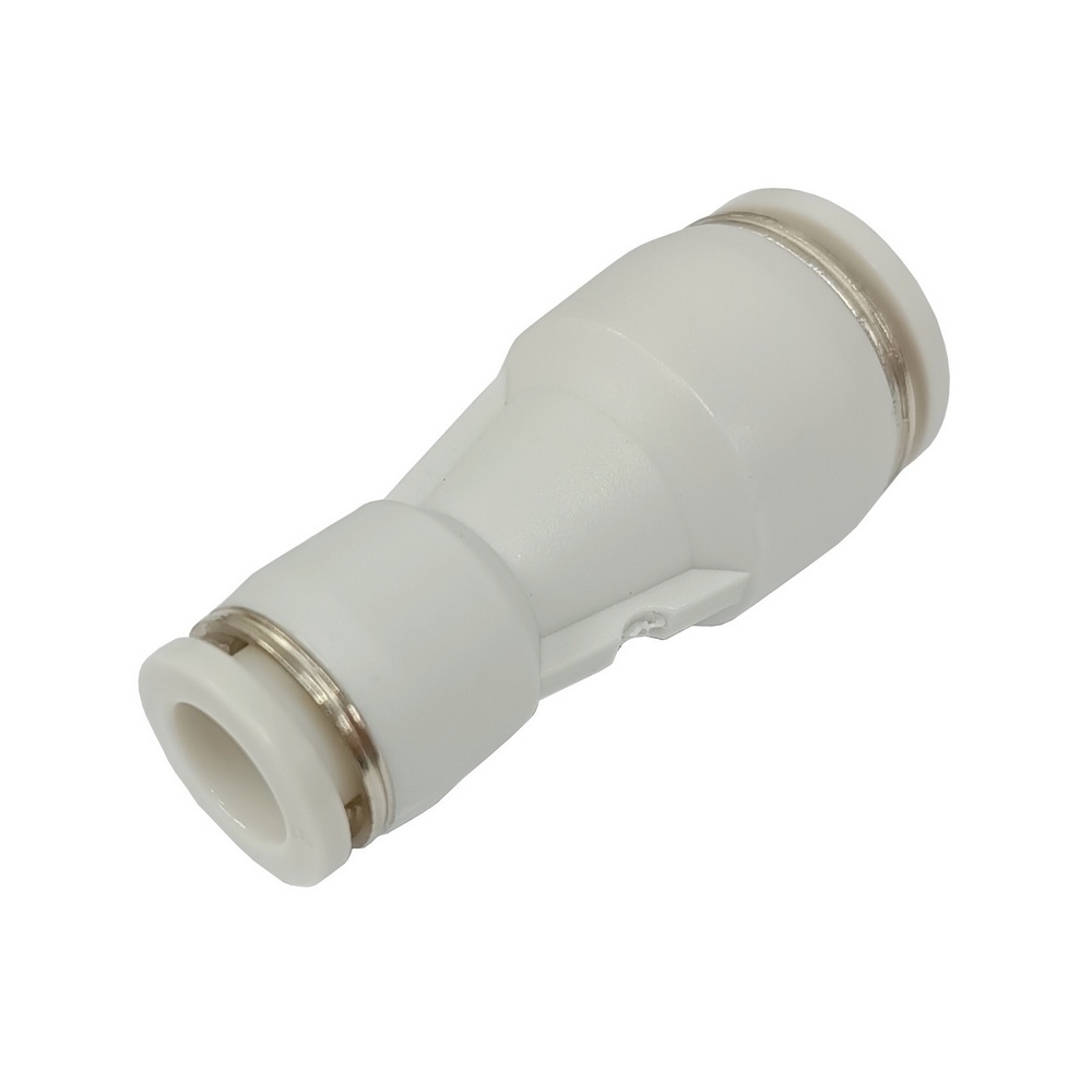 União Redução Tubo 10-8 mm - PG (Conexão Pneumática Primeira Linha Branca)