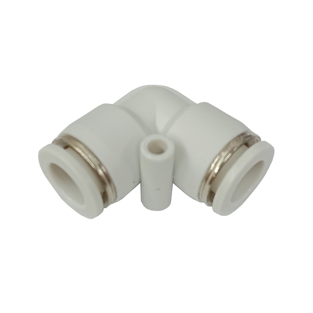 Cotovelo União Tubo 6 mm - PUL (Conexão Pneumática Primeira Linha Branca)