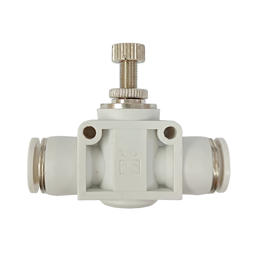 Regulador de Fluxo em Linha Tubo 8 mm - NSF (Conexão Instantânea Primeira Linha Branca)