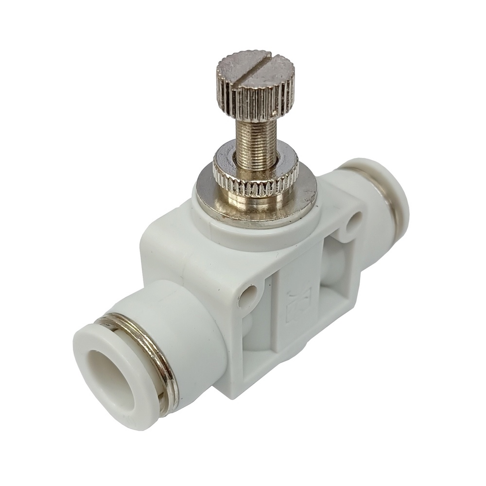 Regulador de Fluxo em Linha Tubo 10 mm - NSF (Conexão Instantânea Primeira Linha Branca)