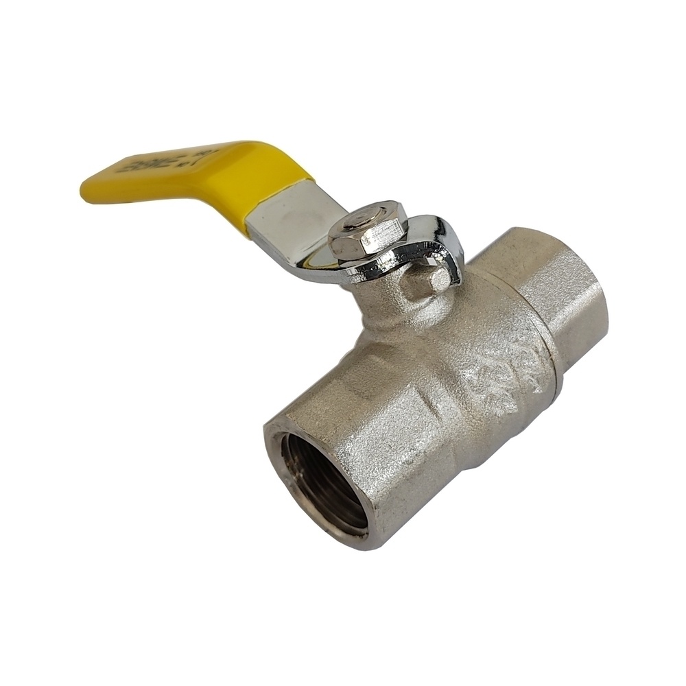 Válvula de Esfera Rosca 1/2" BSP Monobloco PN30 (p/ Gás PN20) Acionamento Alavanca