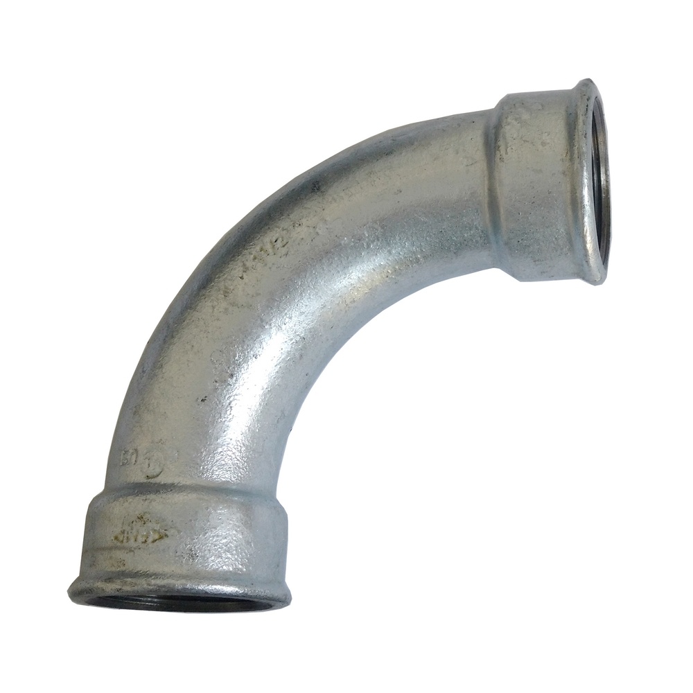 Curva Fêmea 90º 3/4" BSP - Galvanizada