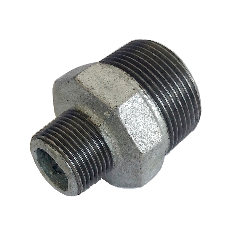 Niple De Redução 2" x 1.1/2" BSP - Galvanizado