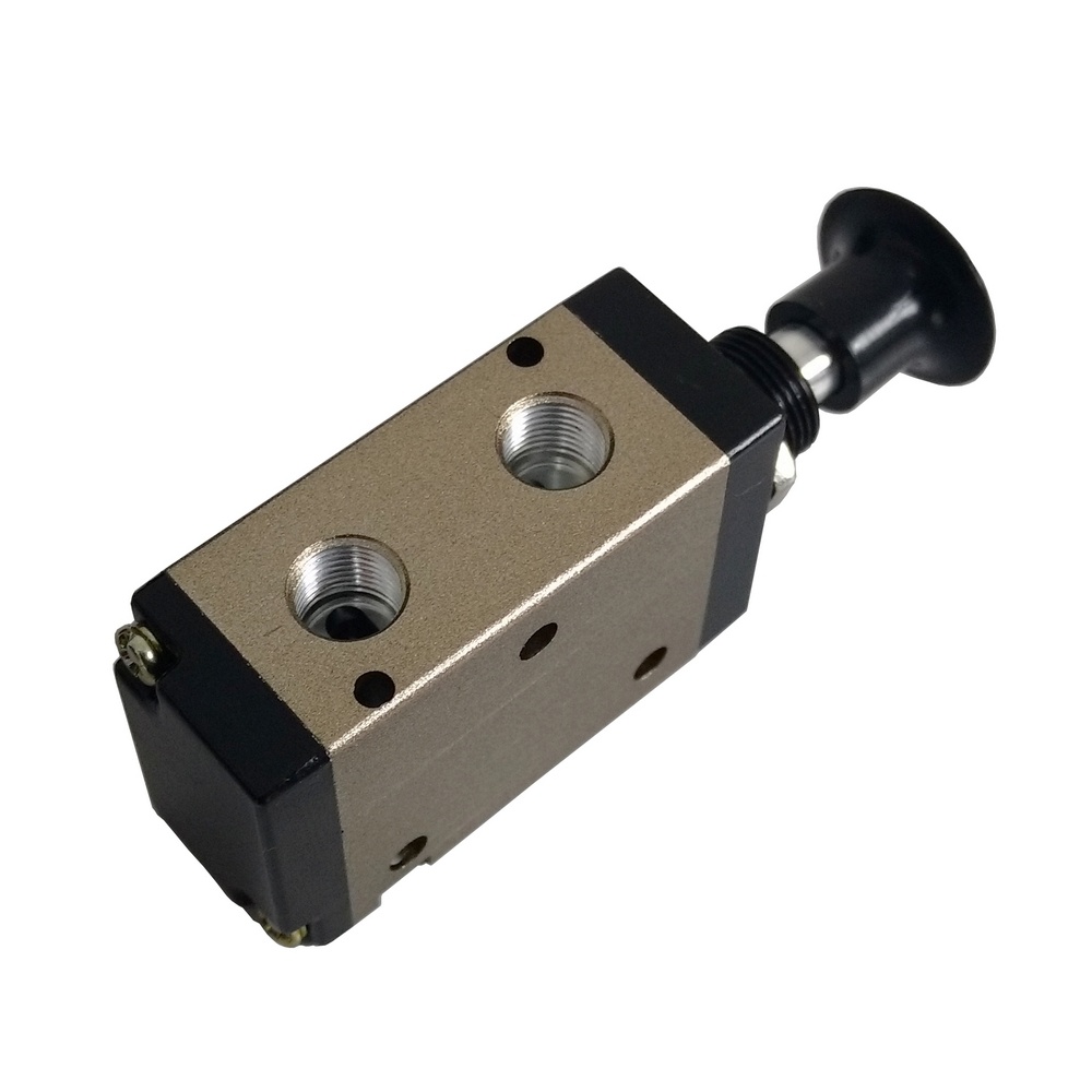 Válvula Botão/Trava 1/8 3/2 vias