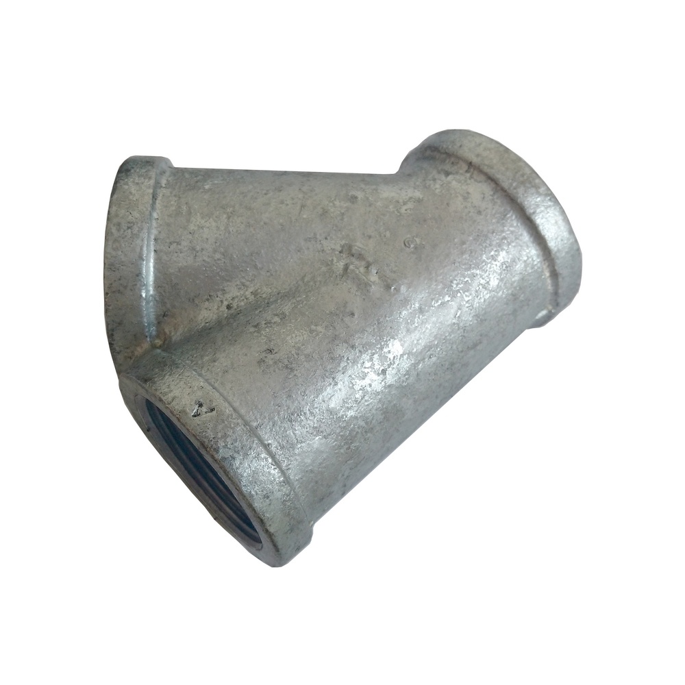 Y Fêmea 45º 1" BSP - Galvanizada